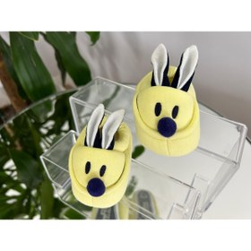 Resim babelia Bebek Tavşan Kulaklı Kaymaz Tabanlı Panduf Patik 