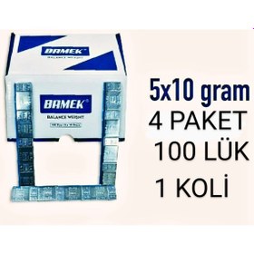 Resim Bamek Yapıştırma Balans Kurşun Metal 5gr 10 gr Şeritler 1 Koli 