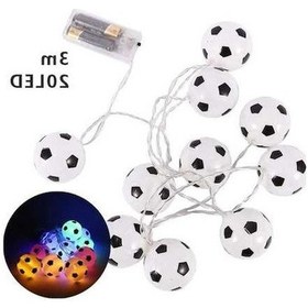 Resim Dancemonkey Yaratıcı Peri Tel Işıklar Futbol Topu Dize Işık I 3m 20 Renkli Işıklar Çok Renkli 