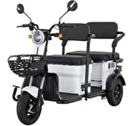 Resim E-Moon Mona Elektrikli 3 Teker Scooter Moped 