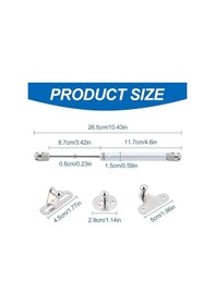 Resim Mutfak Dolap Kapak Amortisörü 120n Gazlı Piston Gri 