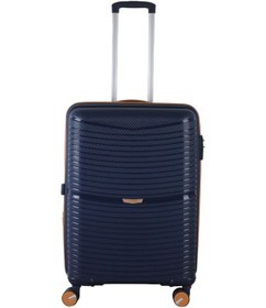 Resim V379 Aura Y.üretim Pp Valiz 55 Cm + 65 Cm Lacivert/hardal Set S24sy1000098-set 11158 Lacivert/hardal 
