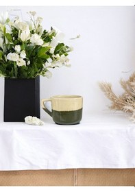 Resim Seramik El Yapımı Kahve Fincanı 