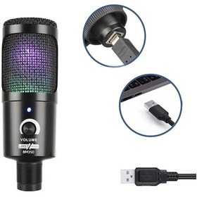 Resim Macbook İçin Mikrofon Lastvoice Bm350rgb Usb Pc Mikrofon 