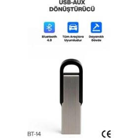 Resim Araç Teyp Bluetooth Çevirici USB Dönüştürücü SARVONA-T678U54 