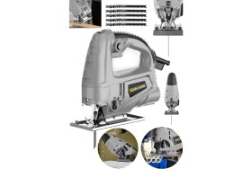 Resim Graizer Alman 4000 W Sjs Metal Şanzuman 6 Kademe Devirli Bakır Sargili Dekupaj Testere makinesi Gg 