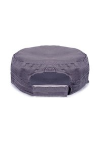 Resim Eke Tekstil Gri Castro Yazlık Keten Şapka - Unisex Gri 