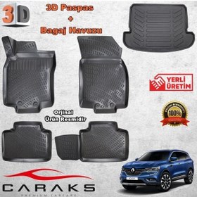 Resim Koleos 3D Havuzlu Paspas+Bagaj Havuzu 2016 Sonrası N11.13723 