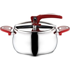 Resim Kahramanlar Klasik Güveç Düdüklü Tencere 14 Lt-Kırmızı 