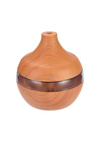 Resim Skycity Ahşap Desenli Usb Led Gece Lambalı Minyatür Ultrasonik Sessiz Hava Nemlendirici Aromaterapi Makinesi 