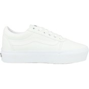 Resim Vans Ward Platform Kadın Beyaz Günlük Ayakkabı VN0A3TLC0RG1 