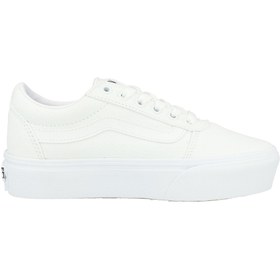 Resim Vans Ward Platform Kadın Beyaz Günlük Ayakkabı VN0A3TLC0RG1 