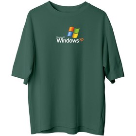 Resim Windows XP - Oversize T-Shirt - L / Yeşil 