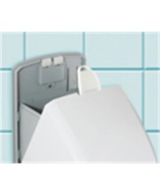 Resim Omnipazar Vialli S5c Gri Sıvı Sabun Dispenseri Aparatı Hazneli 500 Ml 