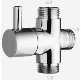 Resim Yapıtaşı Yt32 Kartepe Banyo Robot Duş Seti Yönlendirici musluk 3/4x1/2x1/2 