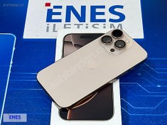 Resim Apple iPhone 16 Pro İkinci El YD | 128 GB | Çöl Titanyum İkinci El Çiziksiz Fiziki Çift Hatlı iPhone 16 Pro ÇÖL 128GB PİL:100 Y.D.