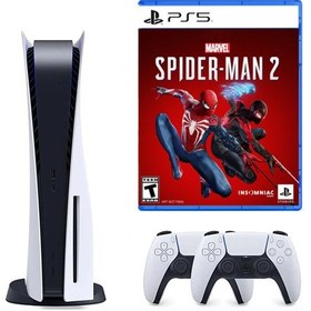 Resim Sony Playstation 5 825 Gb - Türkçe Menü + Ps5 2. Kol + Ps5 Spider-man (İthalatçı Garantili) 