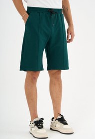 Resim Zane Erkek Comfort Fit Yeşil Şort & Bermuda - Yeşil / XL 