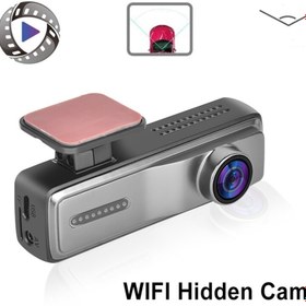 Resim FULLHD 1080p Geniş Açı Gece Görüşlü Akıllı Araç İçi Kamera. WİFİ ARAÇ KAMERASI 