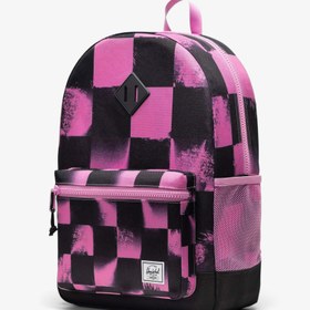 Resim Herschel Heritage Checkered Çocuk Siyah/Pembe Sırt Çantası 