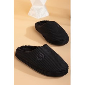 Resim Kışlık Erkek Visco Ortopedik Kaymaz Taban Ses Yapmayan Damat ve Bohça Ev Terliği 