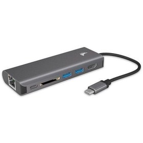 Resim Angelbird USB 3.1 Tip-C Çoklu Bağlantı Noktası Hub (Grafit Gri) 