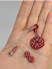 Resim Bakır El İşi Kazaz Püskül & 2 Habbeli Takım 45566 