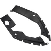 Resim Tenfowee 2016-2019 10. Nesil Honda Civic İçin Abs Plastik Motor Bavulu Yan Panel Kapakları, Montaj Kanca İle, Siyah Mat, Çift Set 