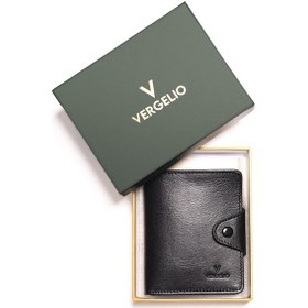 Resim Black Cüzdan & Kartlık Erkek 866 Vergelio Purse Matte Crystal Wallet Card Holder Siyah 