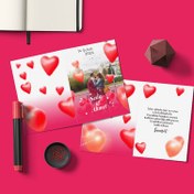 Resim 14 Şubat Sevgililer Günü temalı Kartpostal 