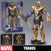 Resim 1 adet Thanos Aksiyon Figürü - Marvel'in İkonik PVC Koleksiyonu, Artiküle Eklemeler, Masaüstü Gösterimi, Araba Dekoru ve Hediye Verme için Mükemmel, Marvel Oyuncakları 