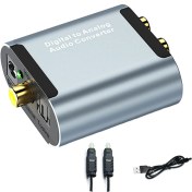 Resim F_Fityle Optik Kablo ile Dijital Optik Rca - Analog Analog Ses Dönüştürücü Adaptörü(Yurt Dışından) 