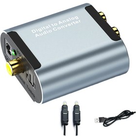 Resim F_Fityle Optik Kablo ile Dijital Optik Rca - Analog Analog Ses Dönüştürücü Adaptörü(Yurt Dışından) 