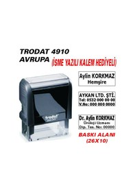 Resim Kaşe - Trodat 4910 - Hemşire - Doktor Kaşesi N11.15116 