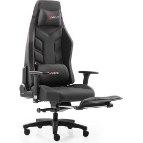 Resim Fırtına Profesyonel Oyuncu Koltuğu Ayak Uzatmalı Siyah 