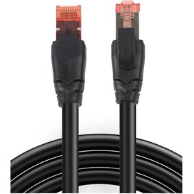 Resim Bix Cat8 40Gbps Veri Aktarım 2000 MHz STP Ethernet Kablosu 3 Metre 
