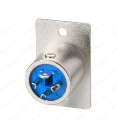 Resim BK Teknoloji Panel Montajlı 3 Pin Xlr Erkek Şase Konnektör 