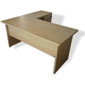 Resim Burovena Vena Oscar L Ofis Çalışma Masası 