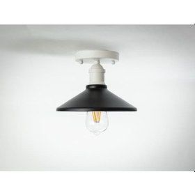 Resim Riolight Retro Tekli Metal Plofonyer Avize Şapka Çapı: 22Cm (507964620) 