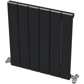 Resim Alüminyum Radyatör 600 X 535 6 Dilim Siyah Ral9005 