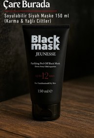 Resim Çare Burada Jeunesse - Soyulabilir Siyah Maske 150 Ml (Karma & Yağlı Ciltler) 