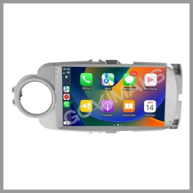 Resim Govimaks Toyota Yarıs 2012-2019 Gri 6 GB Ram 128 GB Hafıza Androıd Multımedıa Teyp 