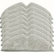 Resim 8 Adet Ultra İnce Mikrofiber Paspas Pedi, Roborock S5, S5 Max, S6, S6 MaxV, E4, S6 Pure, E5, E35, E2, E25, Q7, Q7Max Robot Süpürgeleri ile Uyumlu - Yıkanabilir Bez Toz Alma Fırçası Ekleri 