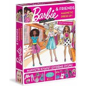 Resim Hobialem Barbie ve Arkadaşları, Manyetik Kıyafet Giydirme Magnet Kostümler, Eğitici Puzzle 