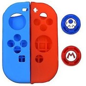 Resim Nintendo Switch Aksesuarları İçin 14'ü 1 Arada Kiti Direksiyon Kolu Tutacakları Silikon Kılıf Analog Kapaklar Joy-con Tutacakları Newway 