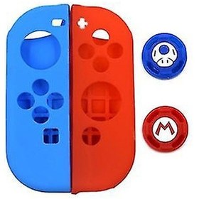 Resim Nintendo Switch Aksesuarları İçin 14'ü 1 Arada Kiti Direksiyon Kolu Tutacakları Silikon Kılıf Analog Kapaklar Joy-con Tutacakları Newway 