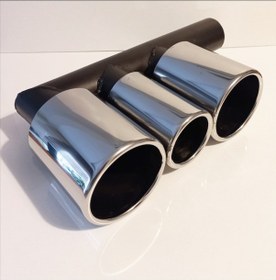 Resim Honda Type-r Krom Paslanmaz 3 Lü Egzoz Çıkışı Honda Eksoz Ucu 