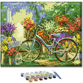 Resim Sayılarla Boyama Seti - Bisiklet - 80x100 