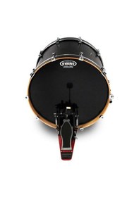 Resim Evans Bd22hbg Hydraulic Black 22 İnç Yağlı Bas Davul Derisi - Siyah Profesyonel Çift Katmanlı Yağ Dolgulu Yapı, Kısa Sustain Ve Mat Siyah Görünüm 