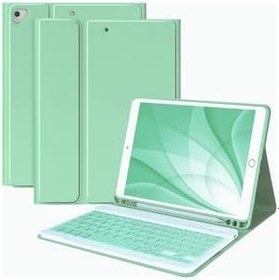 Resim Qpen iPad Air 3 10.5 inç ile Uyumlu Klavyeli Tablet Kılıfı 